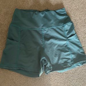 Teal Athletic Shorts